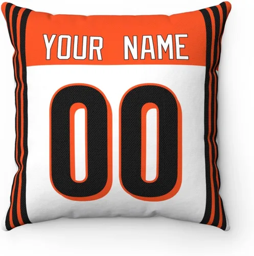 Miniatura 4 de ANTKING 2 paquetes de almohadas personalizadas con cualquier nombre y número para hombres, mujeres y niños Para Cincinnati
