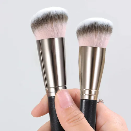 Miniatura 5 de ENERGY Brocha de base para maquillaje líquido, cepillo bronceador sintético profesional para cobertura completa, crema en polvo, cosméticos, mezcla