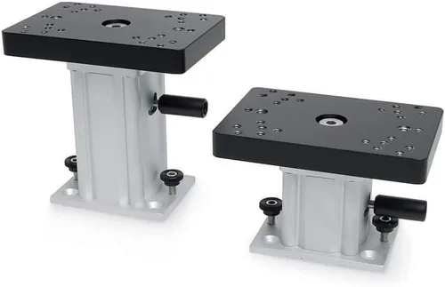 Miniatura 2 de Cannon - Soporte de pedestal con base giratoria de aluminio para descensores y arrastre de barcos