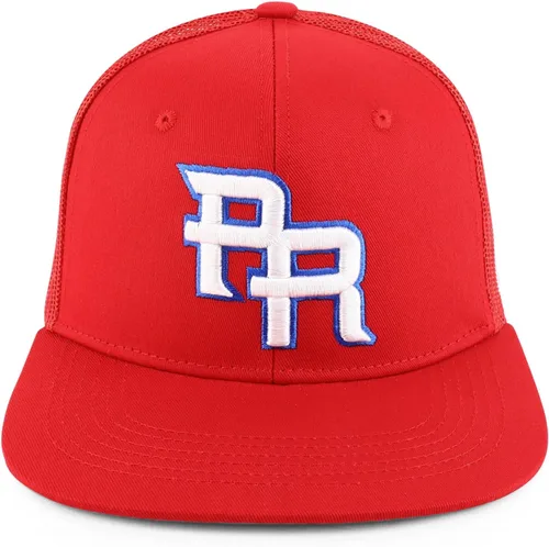 Miniatura 2 de Trendy Apparel Shop Gorra de camionero bordada en 3D con bandera de Puerto Rico