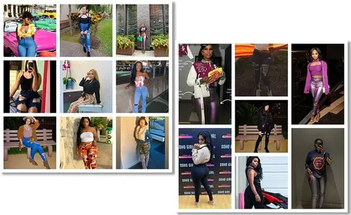 Miniatura 7 de SOHO GLAM - Jeans elásticos entallados con cintura superalta, para mujer (S-3XL)
