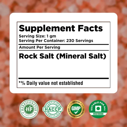 Miniatura 5 de HerbsForever Polvo de sal de roca del Himalaya: esencial, oligoelementos ricos, aromatizantes, condimentos para carnes y verduras, conservante
