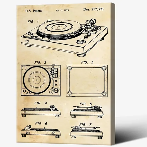 Miniatura 11 de Lienzo con estampado de patente para cámara, arte de pared, póster de dibujo de patente vintage, clásico, fresco, entusiastas de la fotografía