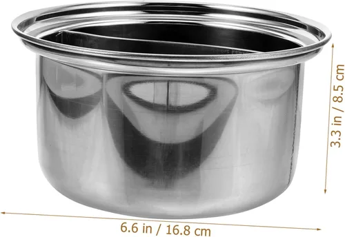 Miniatura 3 de DOITOOL Olla de sopa pequeña de acero inoxidable compatible con olla de inducción Hotpot Liner