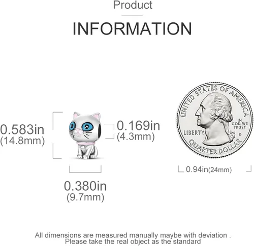 Miniatura 4 de MULA Dijes de plata de ley 925 para pulseras y collares lindos gatos perros elefantes animales familiares colgantes colgantes regalos de joyería