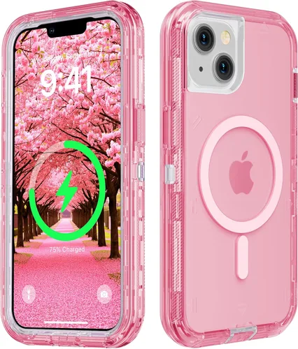 Miniatura 86 de Follaroma para iPhone 17 Pro Max, Funda Compatible con MagSafe, Funda Magnética Transparente de Doble Capa, Funda Resistente Anti-Caída y a Prueba