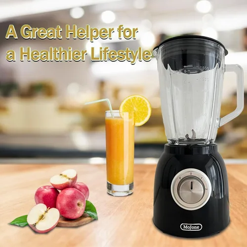 Miniatura 6 de Potente batidora de cocina, mezclador triturador de hielo, tarro de vidrio de 1.5 LG de 50 onzas, 6 piezas de cuchillas de acero inoxidable 304