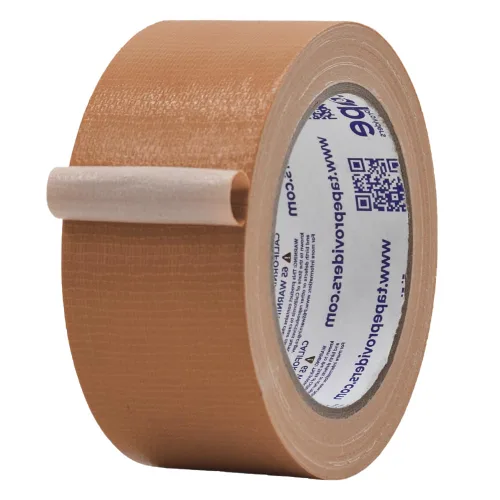 MAT - Cinta adhesiva bronceada (beige) de grado industrial, 2 pulgadas x 60 pies, impermeable, resistente a los rayos UV para manualidades, mejoras