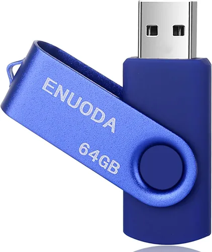 Miniatura 13 de Unidad flash de 16 GB, paquete de 5 unidades de pulgar ENUODA de 16 GB, diseño giratorio USB 2.0, memoria USB 2.0, unidad de bolígrafo para 16GB* 5