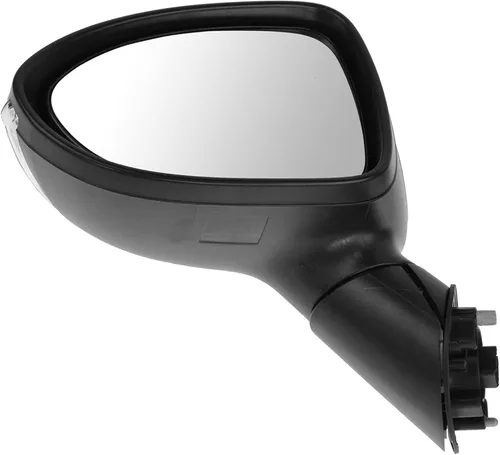 Miniatura 180 de TRQ Espejo plegable con calefacción eléctrica del lado del conductor con indicador de punto ciego pintura a juego negro liso compatible con Kia
