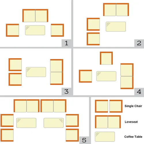Miniatura 9 de COSTWAY Juego de 4 muebles de ratán para patio, sillas de mimbre para exteriores con mesa auxiliar, juego de conversación acolchado de ratán