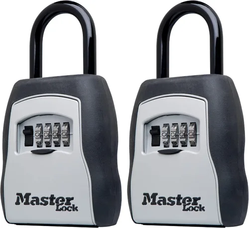 Miniatura 11 de Master Lock Caja de llaves de alta capacidad, dial de combinación, cable removible
