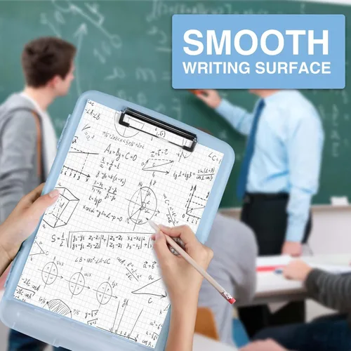 Miniatura 6 de Sooez Portapapeles con almacenamiento, tableros de clip de alta capacidad de 8.5 x 11 pulgadas con almacenamiento, carpeta de portapapeles