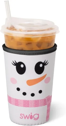 Miniatura 8 de Swig Life Coolie de Taza Helada Mediana, Funda Aislante de Taza de Café Helado de Halloween de 22oz con Asa, Coolie Aislado de Neopreno Mantiene