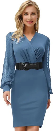 Miniatura 20 de GRACE KARIN Cinturón de cincha elástico ancho para mujer, cinturón vintage con hebilla gruesa de 3 pulgadas, S-XXXXL