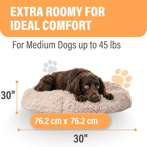 Miniatura 4 de Active Pets Cama mediana para perro, ropa de cama ortopédica calmante para mascotas para aliviar la ansiedad, apoyo y comodidad articular, muebles