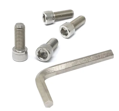 Miniatura 184 de iexcell 25 piezas M4 x 60/65/70/75/3.150 in paso de rosca 0.028 in acero inoxidable 304 cabeza hexagonal Tornillos Tornillos surtido Kit