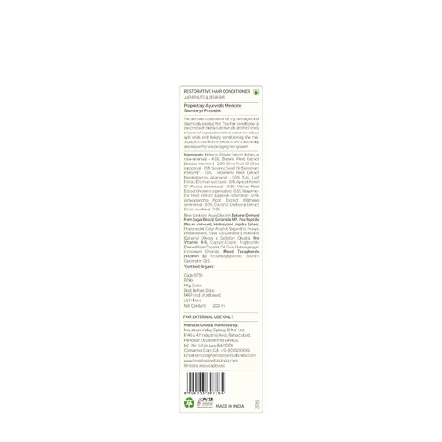 Miniatura 9 de Forest Essentials Acondicionador Capilar, Japapatti y Brahmi, 6.8 fl oz