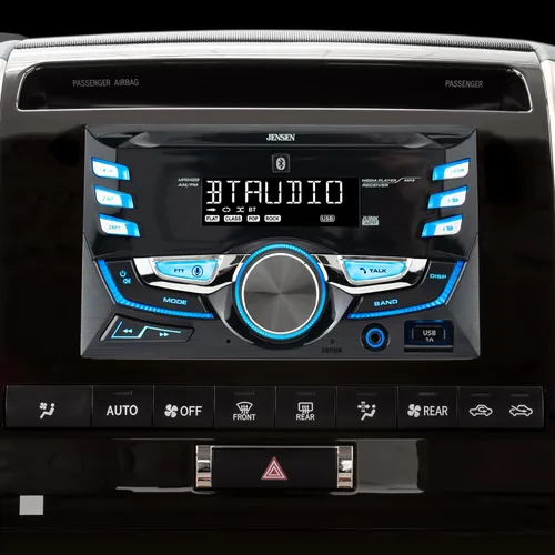 Miniatura 6 de JENSEN MPR420 - Estéreo de coche con pantalla LCD de 7 caracteres doble DIN Llamadas manos libres Bluetooth y transmisión de música Asistente