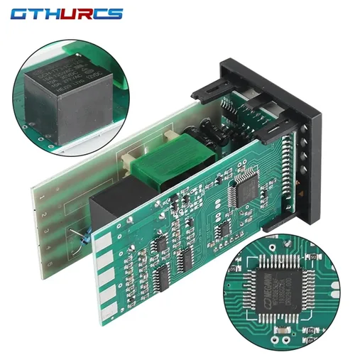 Miniatura 5 de REX-C100 110V a 240V 0 a 1300 grados Digital PID Controlador de temperatura Kits con sensor de sonda tipo K (salida de relé)