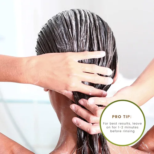 Miniatura 3 de MGA - Acondicionador vegano para el cabello, fórmula orgánica con árbol de té para un cabello saludable, producto para el cuidado del cabello