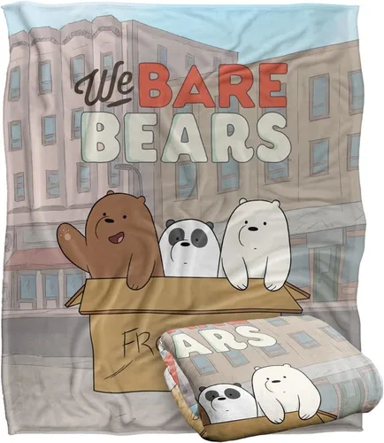 We Bare Bears Baby Bears - Manta con licencia oficial de Silky Touch Super Soft de 50 x 60 pulgadas