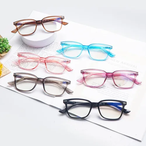 Miniatura 3 de Gafas de lectura para mujeres y hombres, para lectura de computadora, lentes de bloqueo de luz azul, lentes de bisagra de resorte
