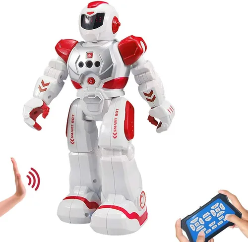 Miniatura 8 de Robot de control remoto para niños, sensor de gestos intelectuales, robots programables con controlador infrarrojo, juguetes de educación temprana