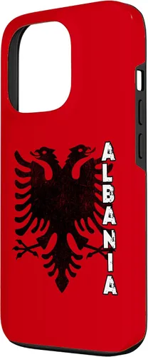 Miniatura 2 de Funda para iPhone 13 Pro Albania Bandera de Albania Double Eagle Flamuri Shqiperia