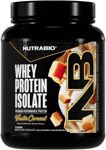 Miniatura 17 de NutraBio 100% Aislado de Proteína de Suero en Polvo, 25g de Proteína con Perfil Completo de Aminoácidos, Libre de Soja y Gluten, Proteína de Suero