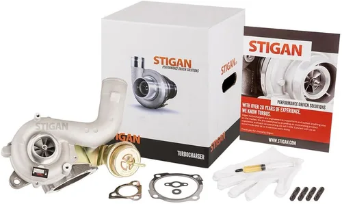 Miniatura 7 de Nuevo turbocompresor Stigan Turbo para Volkswagen VW Golf GTI Jetta GLI Mk4 y nuevo escarabajo 1.8T w/código de motor AWV - Stigan 847-1028 nuevo