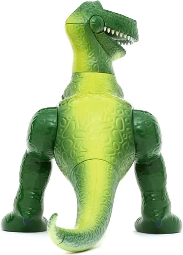 Miniatura 4 de Disney Store - Figura de acción parlante interactiva oficial de Rex de Toy Story, incluye sonidos y frases de las películas, interactúa con otras