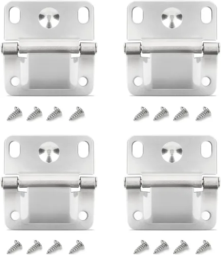 Coleman - Bisagras de repuesto para bisagras de acero inoxidable 5253 6262 6270 5250 5286b para bisagras Coleman de hielo. Paquete de 4