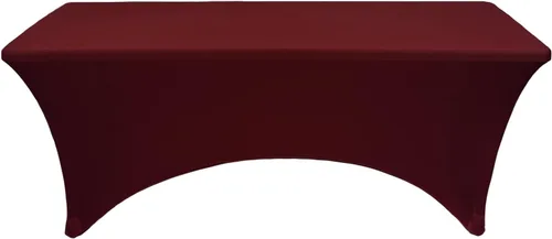 Miniatura 2 de YOUR CHAIR COVERS - Fundas/manteles de elastano rectangulares para mesas de 6 pies, mantel elástico para mesas de patio, decoración elástica