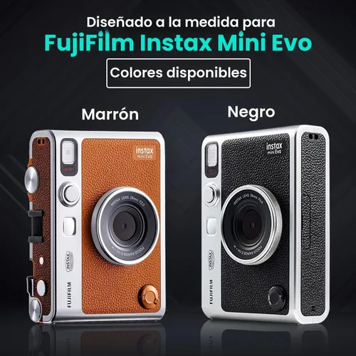 Miniatura 6 de Fujifilm Paquete de cámara híbrida Instant Mini EVO con 20 hojas de película instantánea + tarjeta de memoria de 32 GB + funda de transporte +