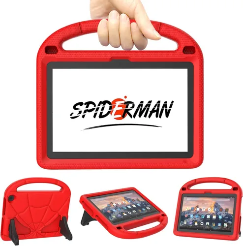 Miniatura 4 de Estuche para niños para nueva pestaña 8 pulgadas 2024, cubierta antideslizante a prueba de golpes con mango Kickstand Kids Cover - Negro