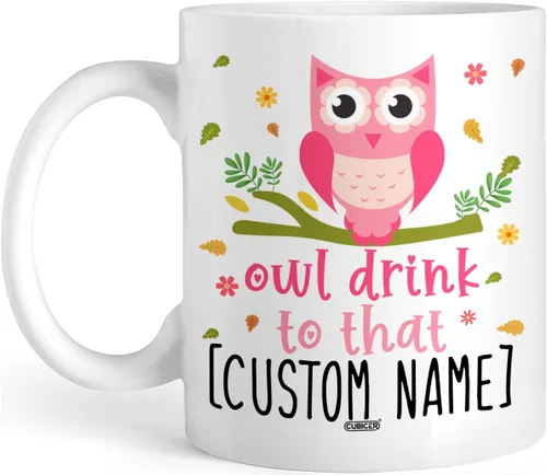 Miniatura 12 de CUBICER Tazas de café personalizadas con frases divertidas, vasos de hongos barbudos, nombre personalizado, tío de cerámica blanca, novedad, tazas