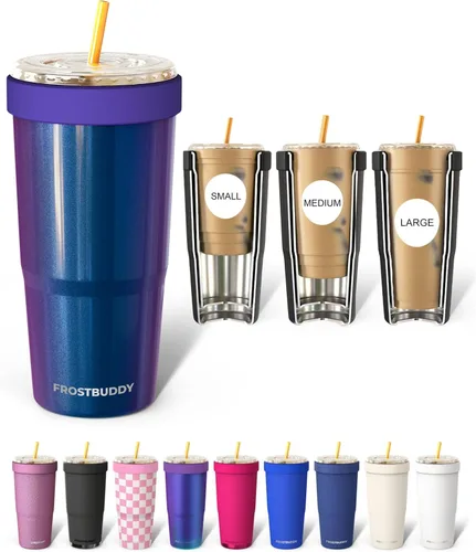 Miniatura 19 de Frost Buddy Togo Buddy 30oz Stainless Steel Vacuum Insulated Tumbler To Go Coffee Cup – Iced Coffee Sleeve, Travel Mug, Thermal Cup for Hot & Cold
