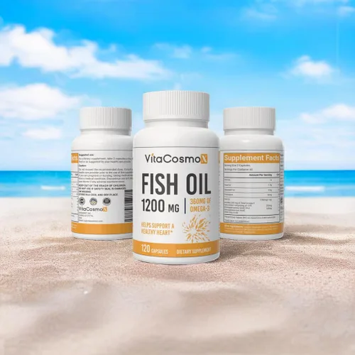Miniatura 6 de Aceite de pescado omega-3 de 1560 mg, triple fuerza EPA y DHA, 120 cápsulas blandas, 60 porciones, sin gluten, sin OMG y apto para vegetarianos
