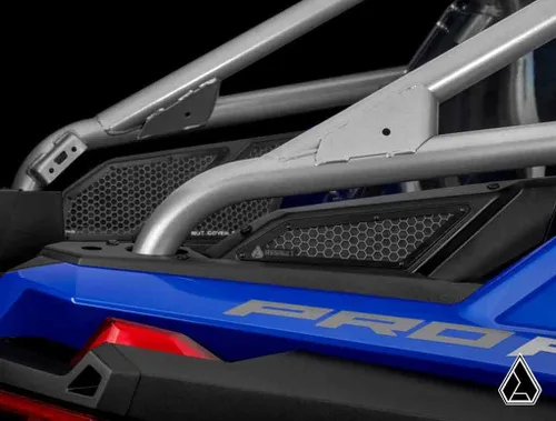 Miniatura 3 de SuperATV Assault Industries - Cubierta de admisión para Polaris RZR PRO XP/Turbo R/Pro R Gris Protege la piel de la rana en la entrada de aire