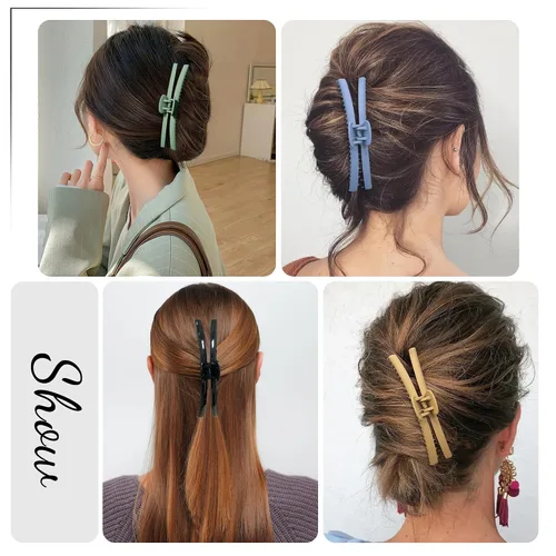 Miniatura 2 de Hold Everything Pinzas para el cabello perfectas para cabello grueso y fino, lacio, ondulado y rizado, clip fuerte antideslizante, 7