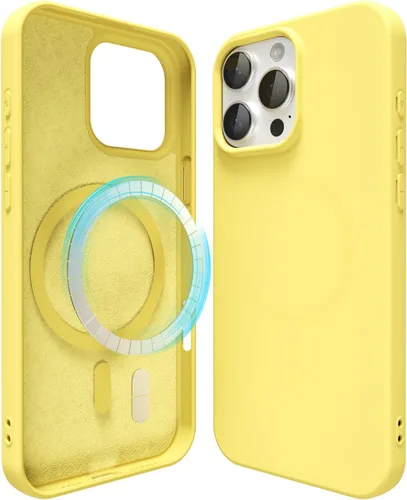 Miniatura 124 de oakxco Funda de silicona para iPhone 12 Pro Max, magnética, compatible con carga inalámbrica Magsafe, cubierta protectora de goma suave y delgada