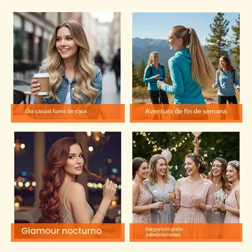 Miniatura 9 de Full Shine - Extensiones de cabello humano con punta en U, de 14 pulgadas, estilo balayage, color 3 con decoloración a rubio claro 8 y 22