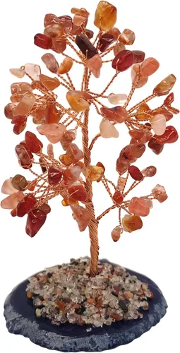 Miniatura 10 de Mina Heal Árbol bonsái de cristales curativos para decoración del hogar, decoración de habitación y escritorio de oficina, regalos espirituales