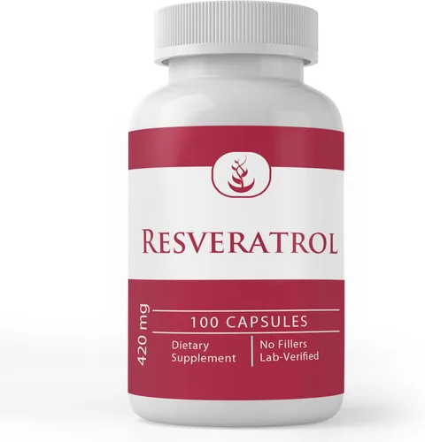 PURE ORIGINAL INGREDIENTS Resveratrol, (100 cápsulas) siempre puro, sin aditivos ni rellenos, verificado por laboratorio