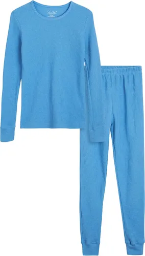 Miniatura 7 de Rene Rofe Girls' Thermal Underwear Set - 2 Piece Waffle Knit Top and Long Johns (2T-16)
