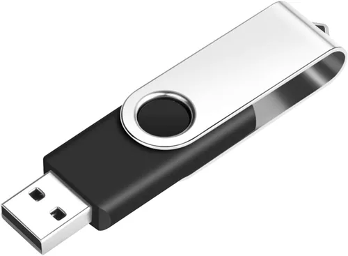 Miniatura 13 de EASTBULL - Unidad flash USB de 1 GB, 1 unidad de pulgar USB 2.0 giratoria USB Stick Memory Stick Metal Thumb Drive (rojo)