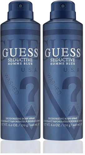Miniatura 7 de Guess Guess Seductive Homme Blue Men Body Spray, 6 onzas (Paquete de 1)