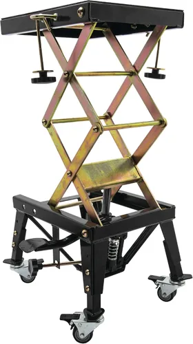 Miniatura 3 de BikeMaster MX - Elevador de tijera con ruedas, color negro