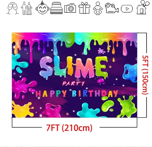 Miniatura 3 de Telón de fondo colorido para fiesta de feliz cumpleaños, decoración de fondo de graffiti, pintura de graffiti, fotografía, cabina de fotos